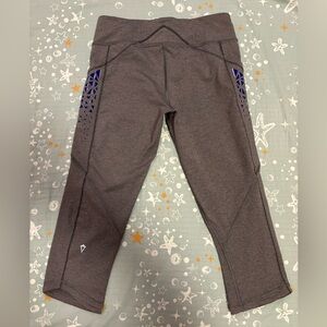 Ivivva Gray and Blue Performance Leggings